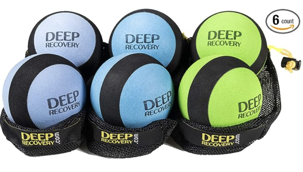 6 Deep Tissue Massage Ball Set Acupressure Works 